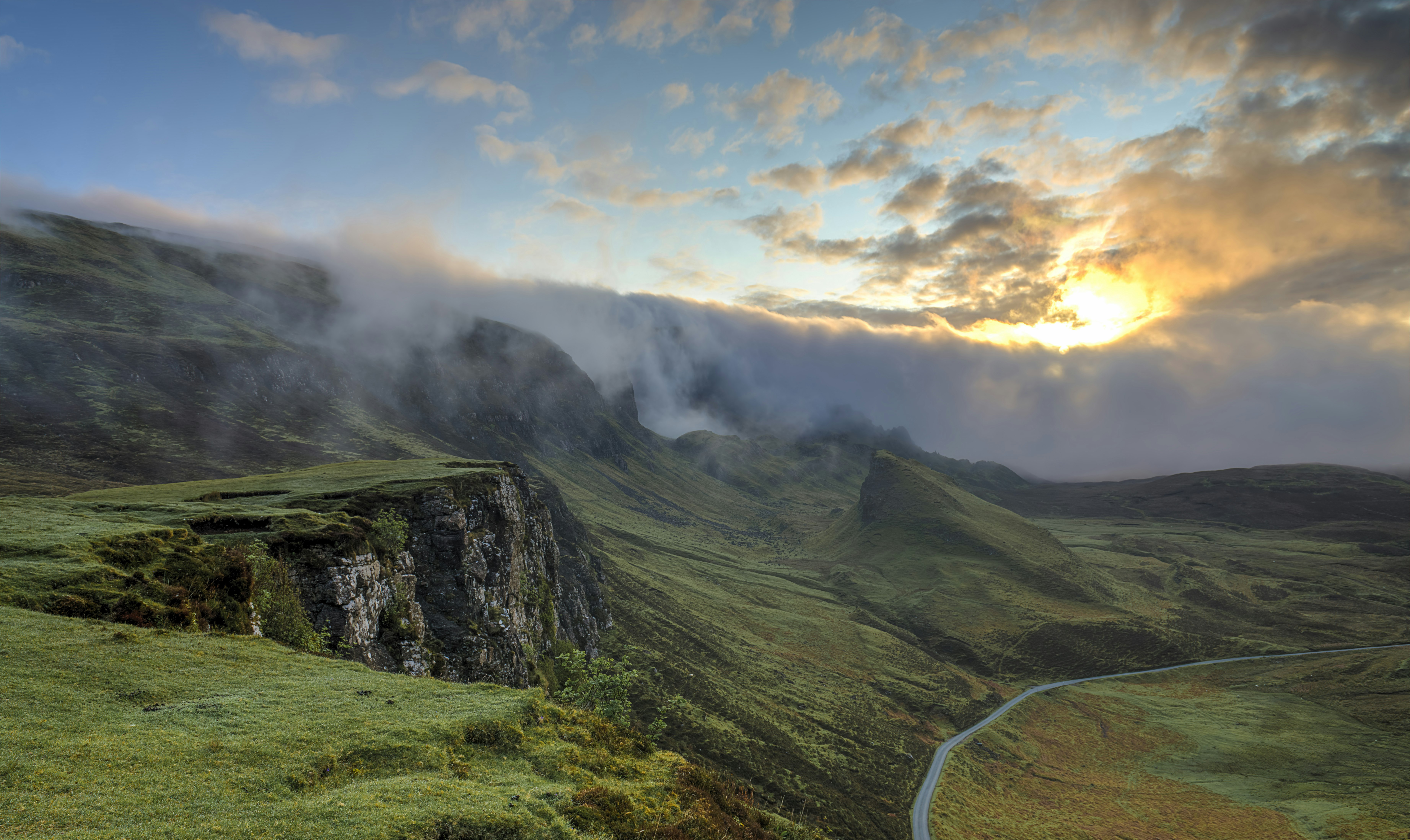Foggy cold mountains - itsnotwarming climate